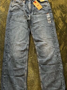Levi's Straight Fit Blue Denim Jeans